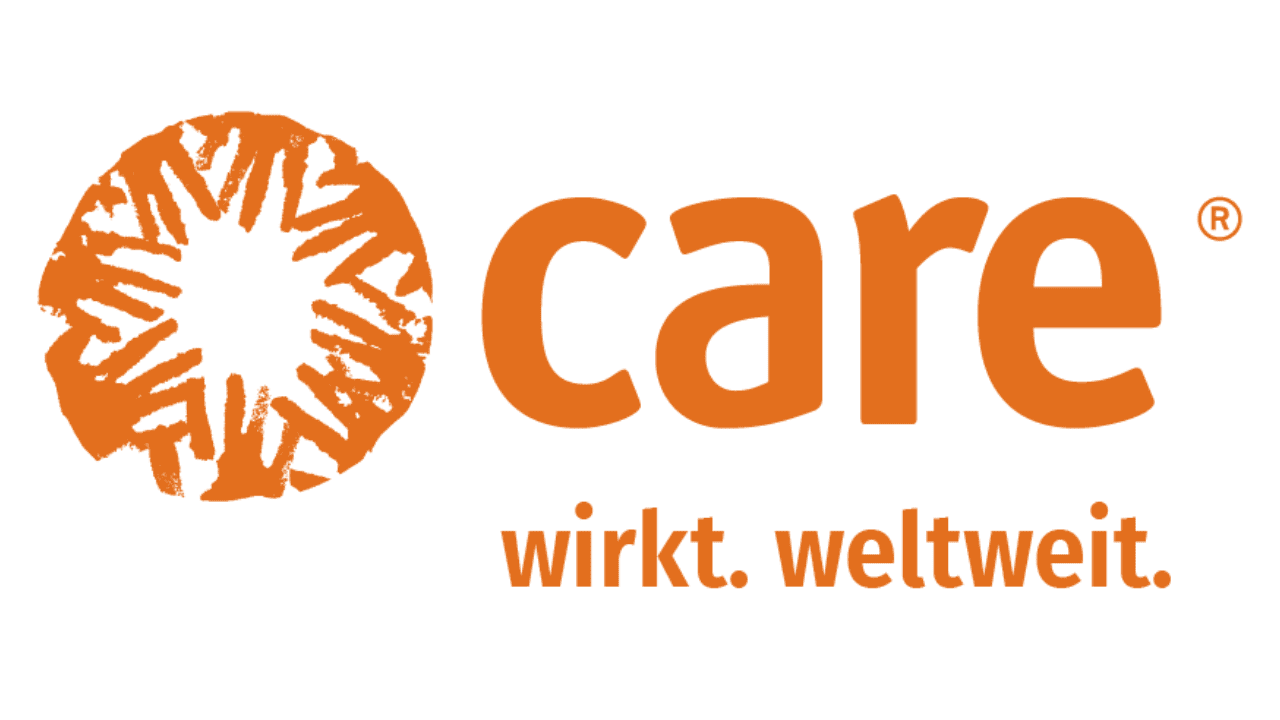 CARE Logo-Claim horizontal orange